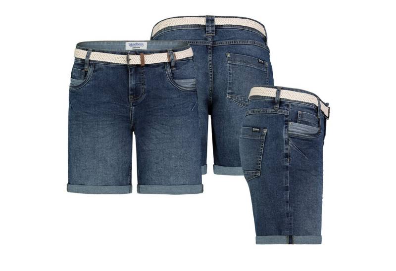 SUBLEVEL Bermudas Damen Jeans Shorts Bermuda Kurze Hose Shorts Short Denim Stretch Denim von SUBLEVEL