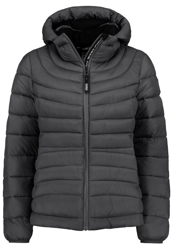 SUBLEVEL Blouson Wärmender Begleiter mit Kapuze und Reißverschlusstaschen (1-St) D50092XB44554_Jacket von SUBLEVEL