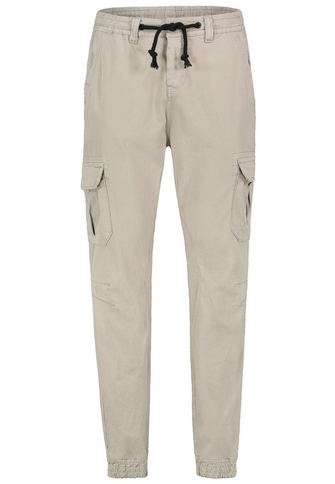 SUBLEVEL Cargohose mit elastischen Bündchen und Kordelzug Jogger Pants von SUBLEVEL