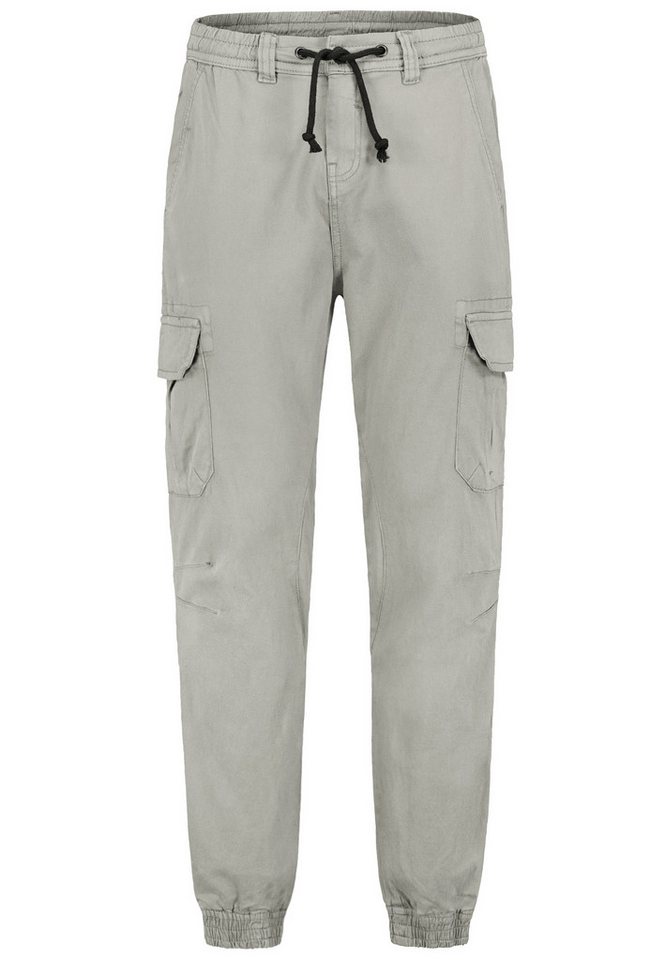 SUBLEVEL Cargohose mit elastischen Bündchen und Kordelzug Jogger Pants von SUBLEVEL