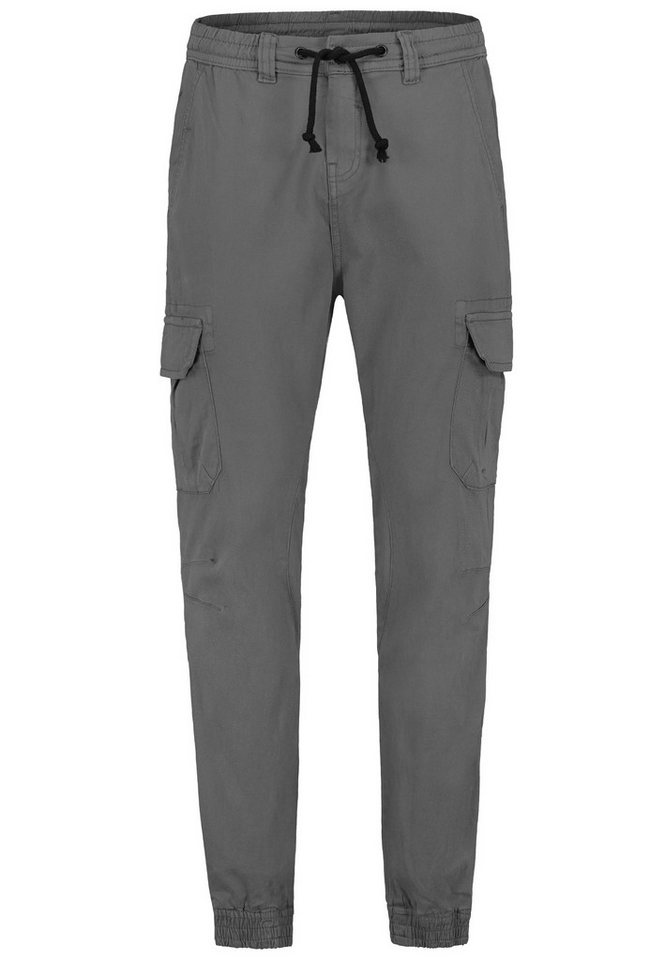 SUBLEVEL Cargohose mit elastischen Bündchen und Kordelzug Jogger Pants von SUBLEVEL
