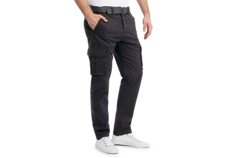 SUBLEVEL Cargohose Herren Cargo Hose Jeans Sweatpant Chino Jogginghose inkl. Gürtel von SUBLEVEL