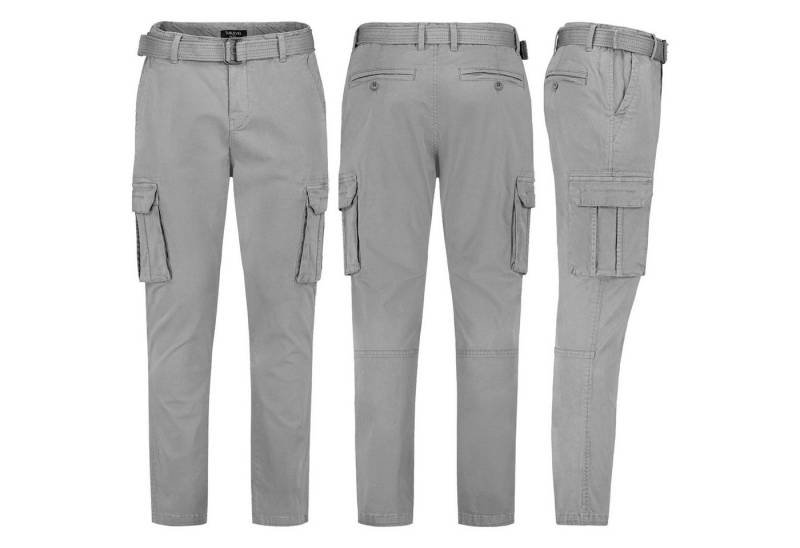 SUBLEVEL Cargohose Sublevel Herren Cargohose Regular Cargo Hose Freizeithose Regular Fit von SUBLEVEL