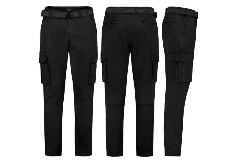 SUBLEVEL Cargohose Sublevel Herren Cargohose Regular Cargo Hose Freizeithose Regular Fit von SUBLEVEL