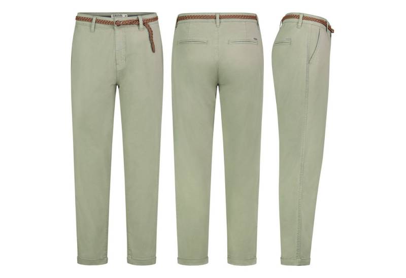 SUBLEVEL Chinos Damen Chino Hose Stoffhose inkl.Gürtel Businesshose Freizit Chinohose von SUBLEVEL