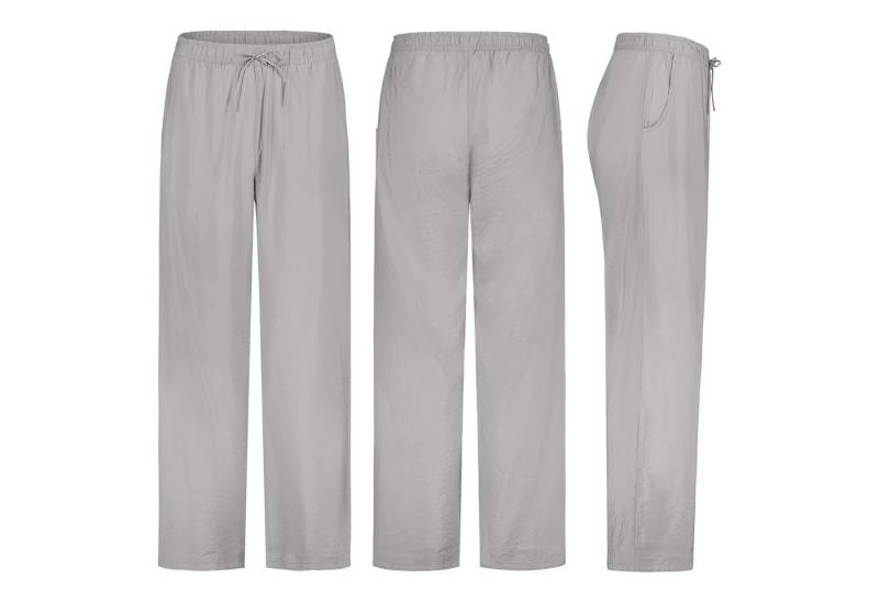 SUBLEVEL Chinos Damen Luftige Sommerhose Freizeit Weit geschnitten Stoffhose Musselin von SUBLEVEL