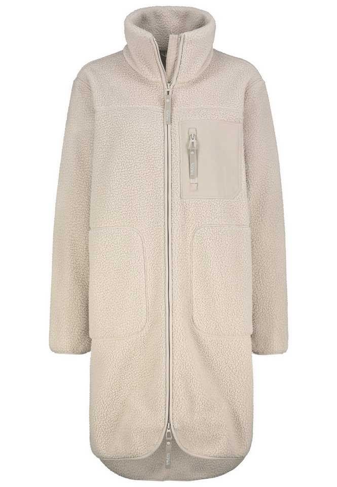 SUBLEVEL Fleecejacke Damen Leo Teddyfleece Kuschelig Übergangsjacke Jacke Outdoor Jacke von SUBLEVEL