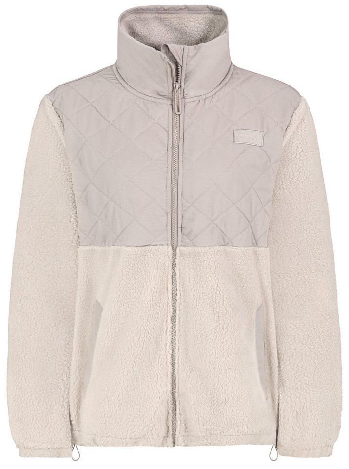 SUBLEVEL Fleecejacke Damen Leo Teddyfleece Kuschelig Übergangsjacke Jacke Outdoor Jacke von SUBLEVEL