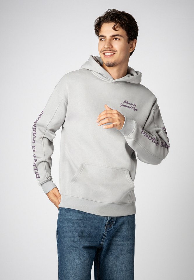 SUBLEVEL Hoodie Herren Kapuzenpullover mit 3D Elementen Sweater, Kapuzensweatshirt mit Kängurutasche, mit Kapuze von SUBLEVEL