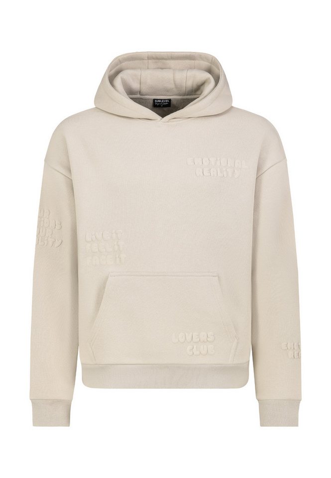 SUBLEVEL Hoodie Herren Kapuzenpullover mit 3D Print Sweater, Kapuzensweatshirt mit Kängurutasche, mit Kapuze, Oversized von SUBLEVEL