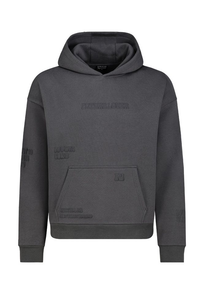 SUBLEVEL Hoodie Herren Kapuzenpullover mit 3D Print Sweater, Kapuzensweatshirt mit Kängurutasche, mit Kapuze, Oversized SUBLEVEL Hoodie Herren Kapuzenpullover mit 3D Print Sweater, Kapuzensweatshirt mit Kängurutasche, mit Kapuze, Oversized von SUBLEVEL