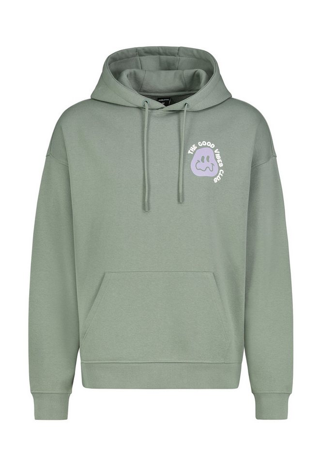 SUBLEVEL Hoodie Herren Kapuzenpullover mit Print Sweater, Kapuzensweatshirt mit Kängurutasche, mit Kapuze, Oversized von SUBLEVEL