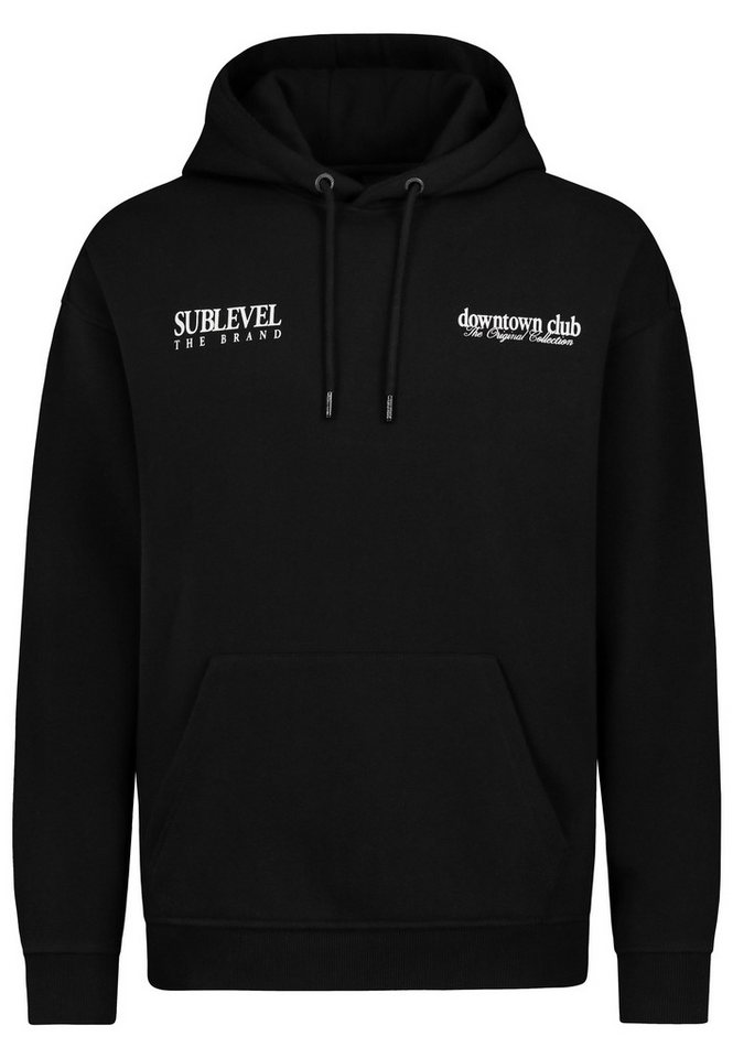 SUBLEVEL Hoodie mit Front-Print und Kängurutasche Passion Sweat von SUBLEVEL