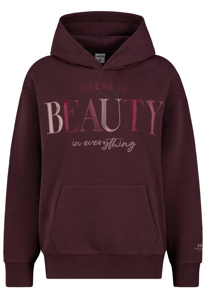 SUBLEVEL Hoodie Modisch und Modern (1-tlg) Good Vibes Hoodie von SUBLEVEL