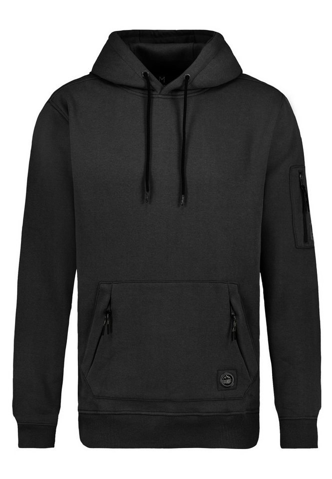 SUBLEVEL Hoodie Praktische Funktionalität mit trendigem Reißverschluss-Design (1-tlg) Hoodie im Urbanen Design mit Reißverschlusstaschen von SUBLEVEL
