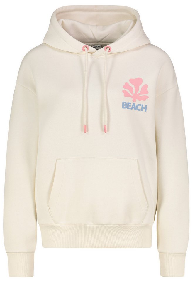 SUBLEVEL Hoodie Mit Dropped Shoulder und Design Print Salty Dream Beach von SUBLEVEL