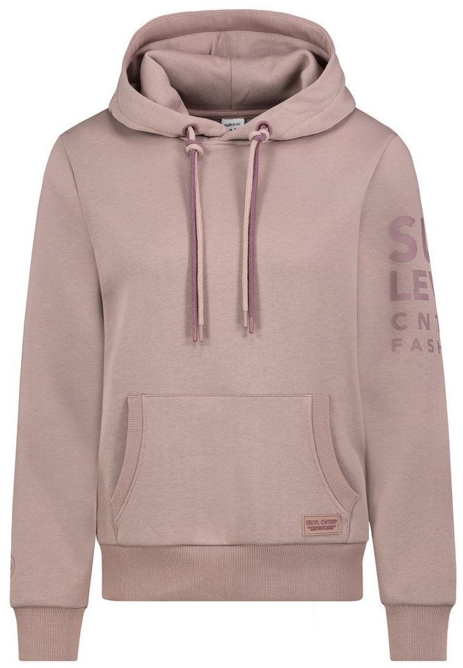 SUBLEVEL Hoodie mit Kängurutasche und Logo-Print (1-tlg) Sweat Hoodie von SUBLEVEL