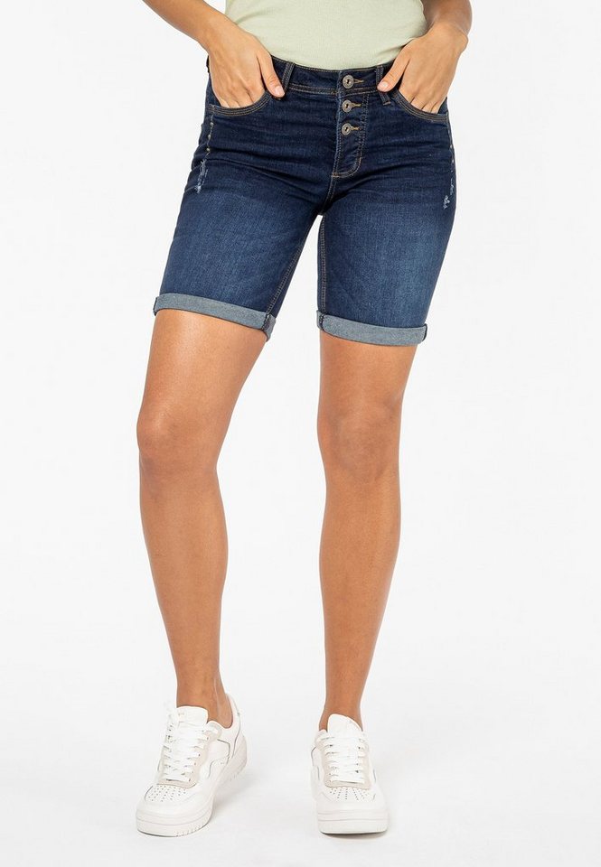 SUBLEVEL Jeansbermudas Kurze Jeanshose von SUBLEVEL