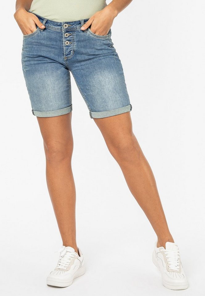 SUBLEVEL Jeansbermudas Kurze Jeanshose von SUBLEVEL