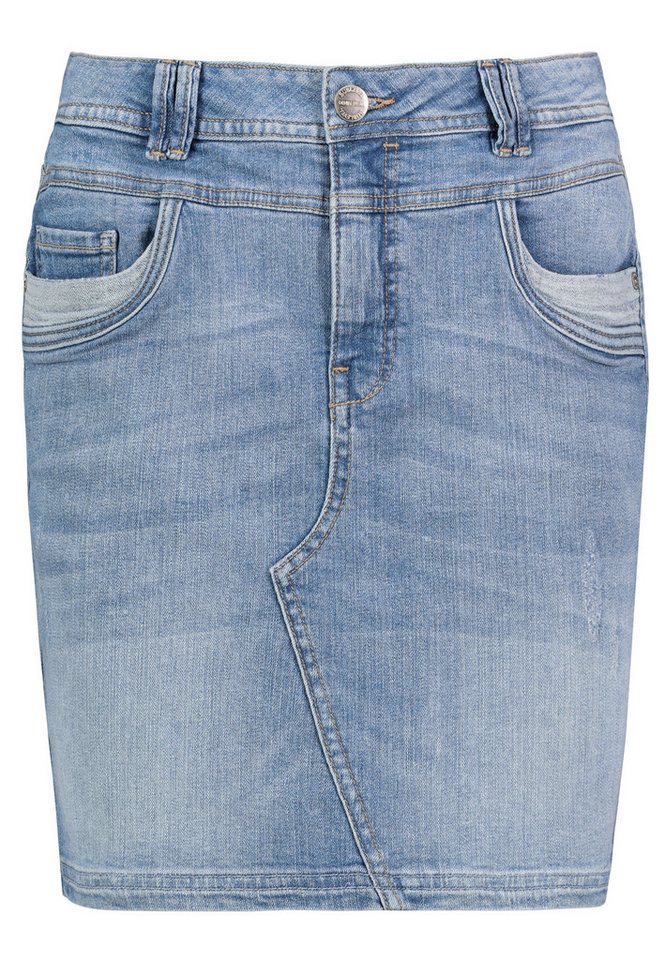SUBLEVEL Jeansrock Damen Maxi Midi Mini Rock langer Schnitt Denim Stretch von SUBLEVEL
