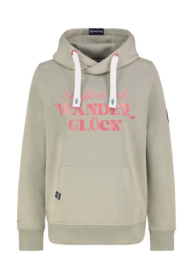 SUBLEVEL Kapuzenpullover Damen Hoodie Kapuzenpullover mit Berg Stickerei Sweater, Kapuzensweatshirt mit Kängurutasche, mit Kapuze von SUBLEVEL