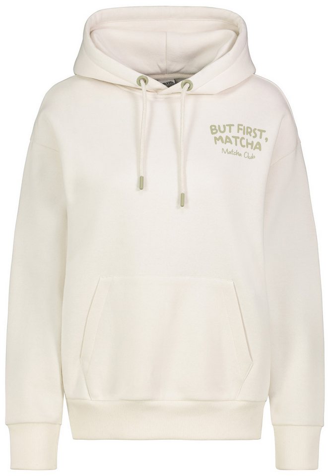 SUBLEVEL Kapuzenpullover Damen Kapuzenpullover Hoodie mit Getränkeprint Sweater, Kapuzensweatshirt mit Kängurutasche, mit Kapuze von SUBLEVEL