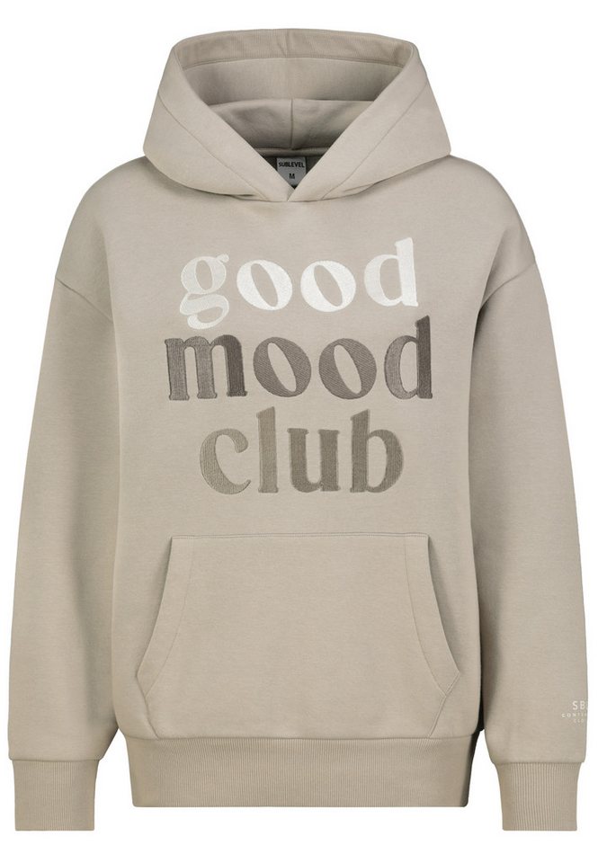 SUBLEVEL Kapuzenpullover Damen Pullover kuschelig weich Flauschig Hoody Hoodie XS-XXL von SUBLEVEL