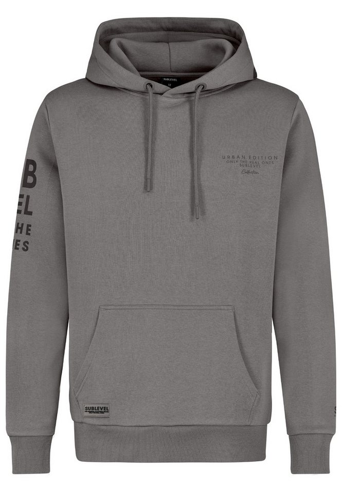 SUBLEVEL Kapuzenpullover Herren Zipper Hoody Jacke Pullover Hoodie Super Soft S-XXL von SUBLEVEL