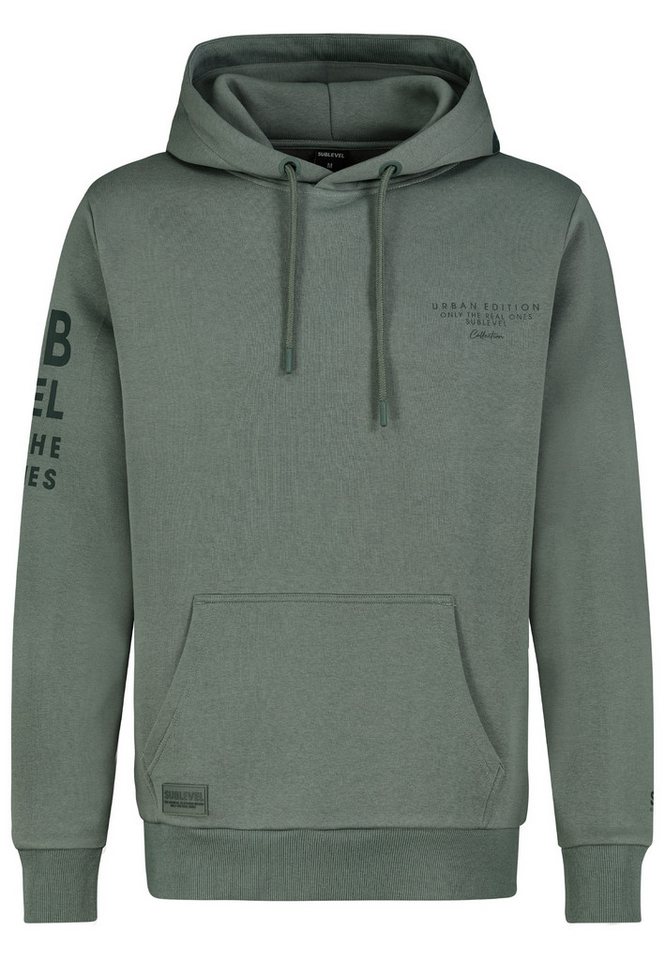 SUBLEVEL Kapuzenpullover Herren Zipper Hoody Jacke Pullover Hoodie Super Soft S-XXL von SUBLEVEL