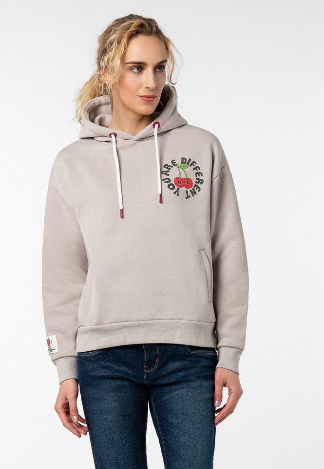 SUBLEVEL Kapuzenpullover Damen Hoodie Kapuzenpullover mit Sommer-Backprint Sweater, Kapuzensweatshirt mit seitl. Eingrifftaschen, mit Kapuze von SUBLEVEL