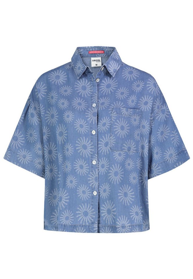 SUBLEVEL Kurzarmbluse von SUBLEVEL