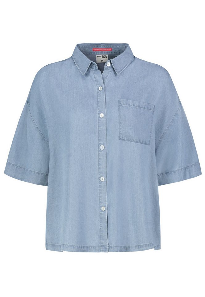 SUBLEVEL Kurzarmbluse von SUBLEVEL