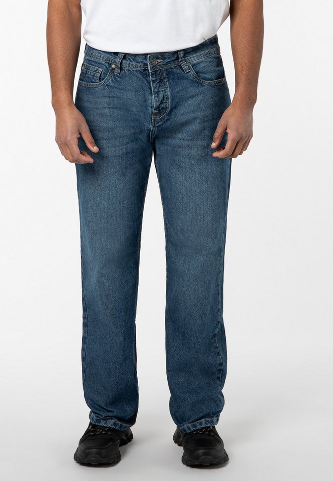 SUBLEVEL Loose-fit-Jeans Herren Loose Long Jeanshose Loose Fit, 5 Pocket, Basic Jeans von SUBLEVEL