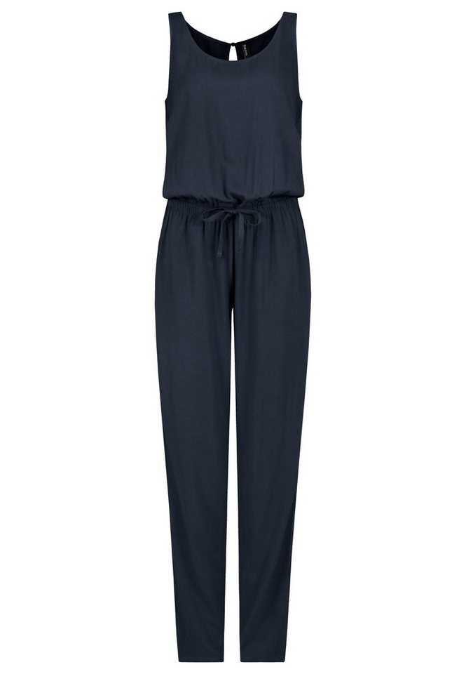 SUBLEVEL Overall Damen Overall Jumpsuit lange Hose Sommer Binde Gürtel Einteiler von SUBLEVEL