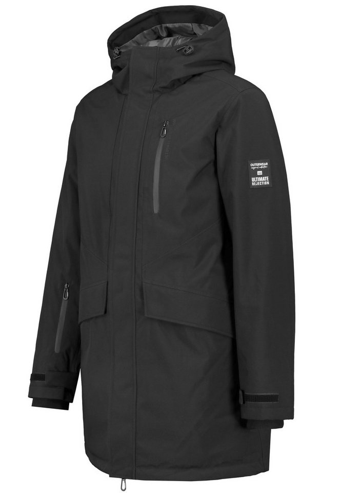 SUBLEVEL Parka Herren Winterjacke Jacke Warm Modern lang Mantel mit Kapuze von SUBLEVEL