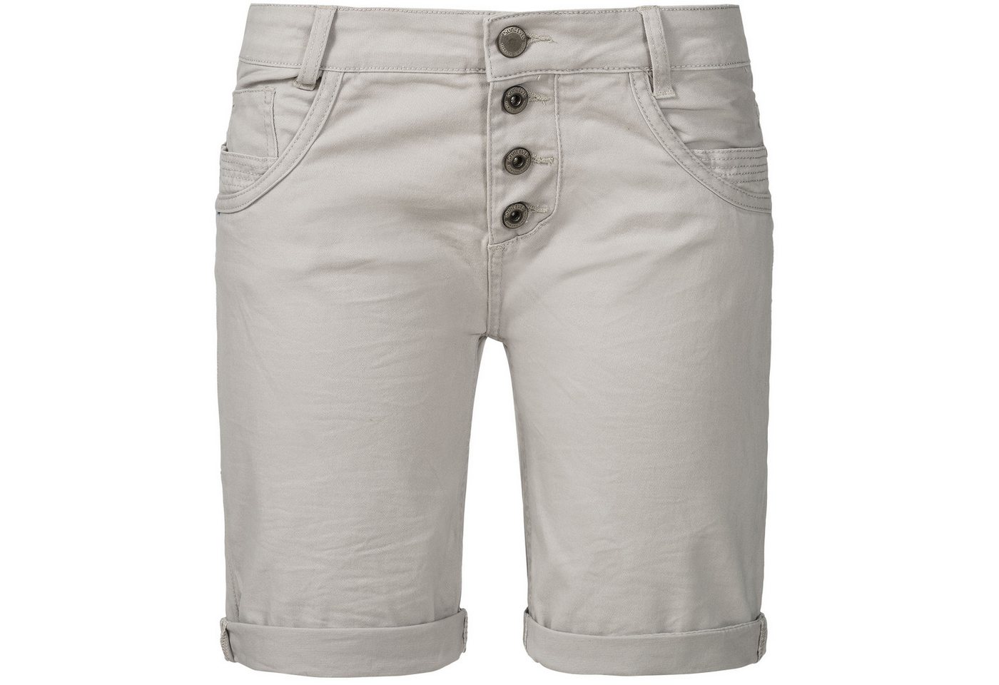 SUBLEVEL Shorts Damen Bermudas kurze Hose Baumwolle Jeans Sommer Chino Stoff Elastisch, Flex, Bequem von SUBLEVEL