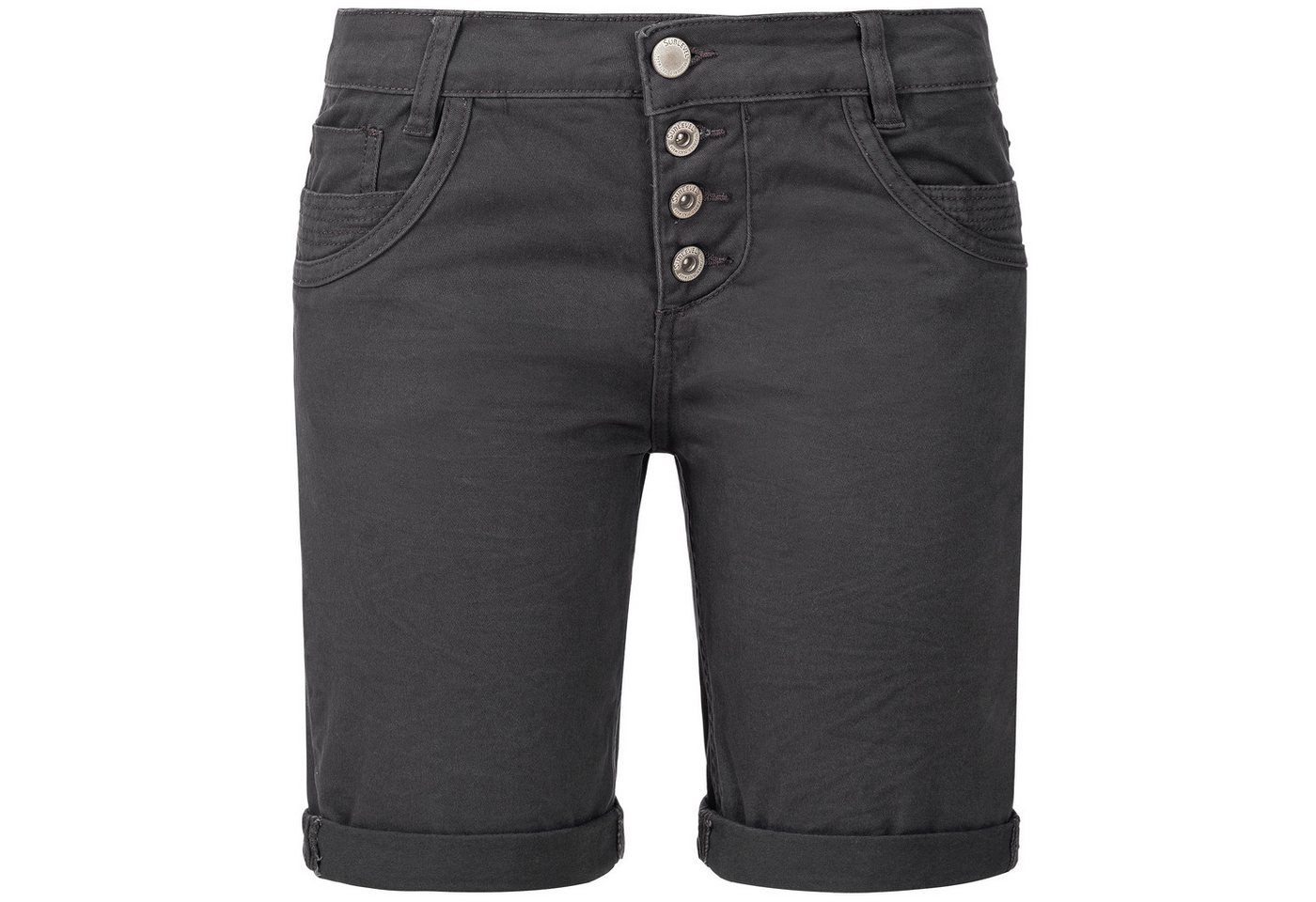 SUBLEVEL Shorts Damen Bermudas kurze Hose Baumwolle Jeans Sommer Chino Stoff Elastisch, Flex, Bequem von SUBLEVEL