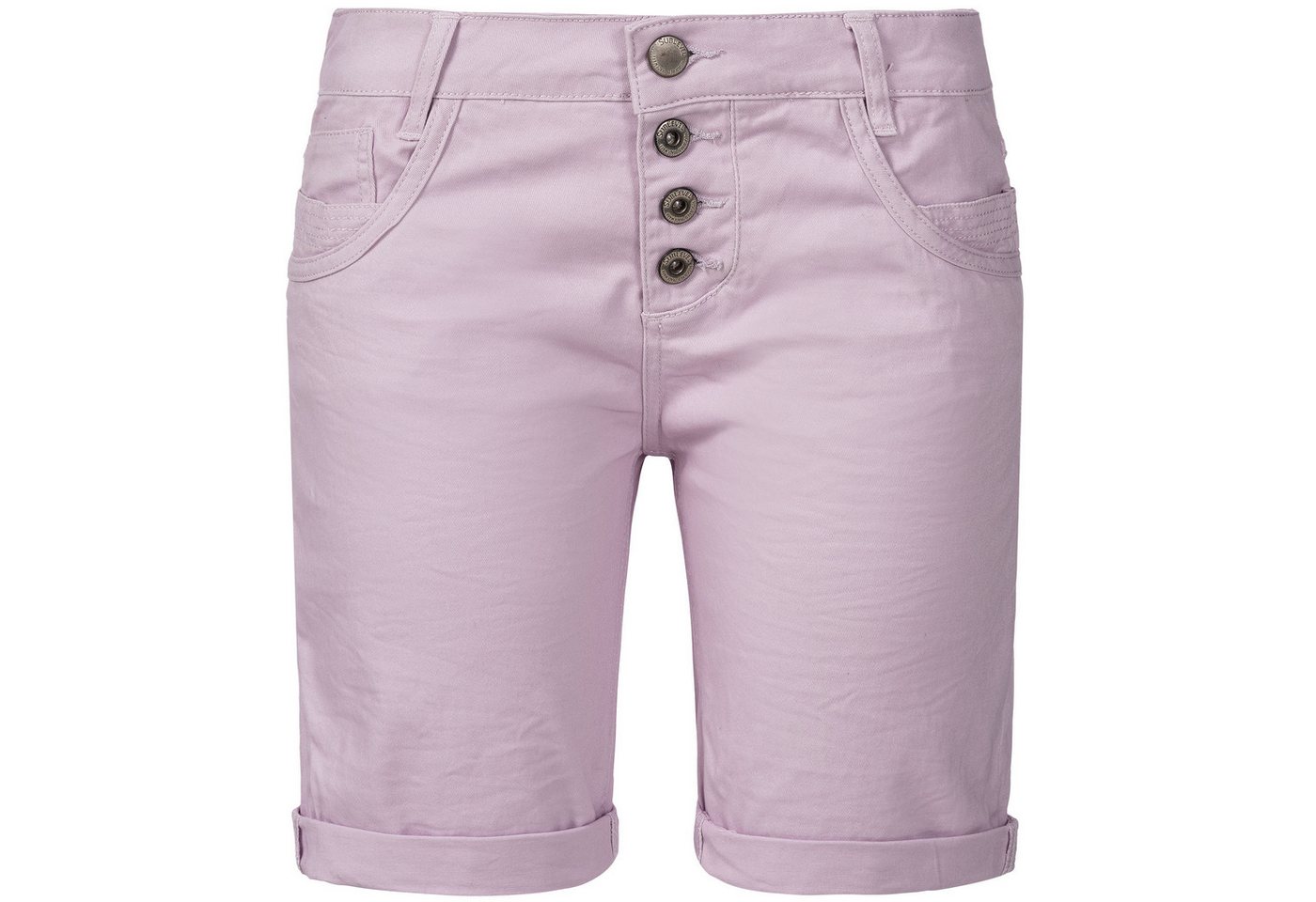 SUBLEVEL Shorts Damen Bermudas kurze Hose Baumwolle Jeans Sommer Chino Stoff Elastisch, Flex, Bequem von SUBLEVEL