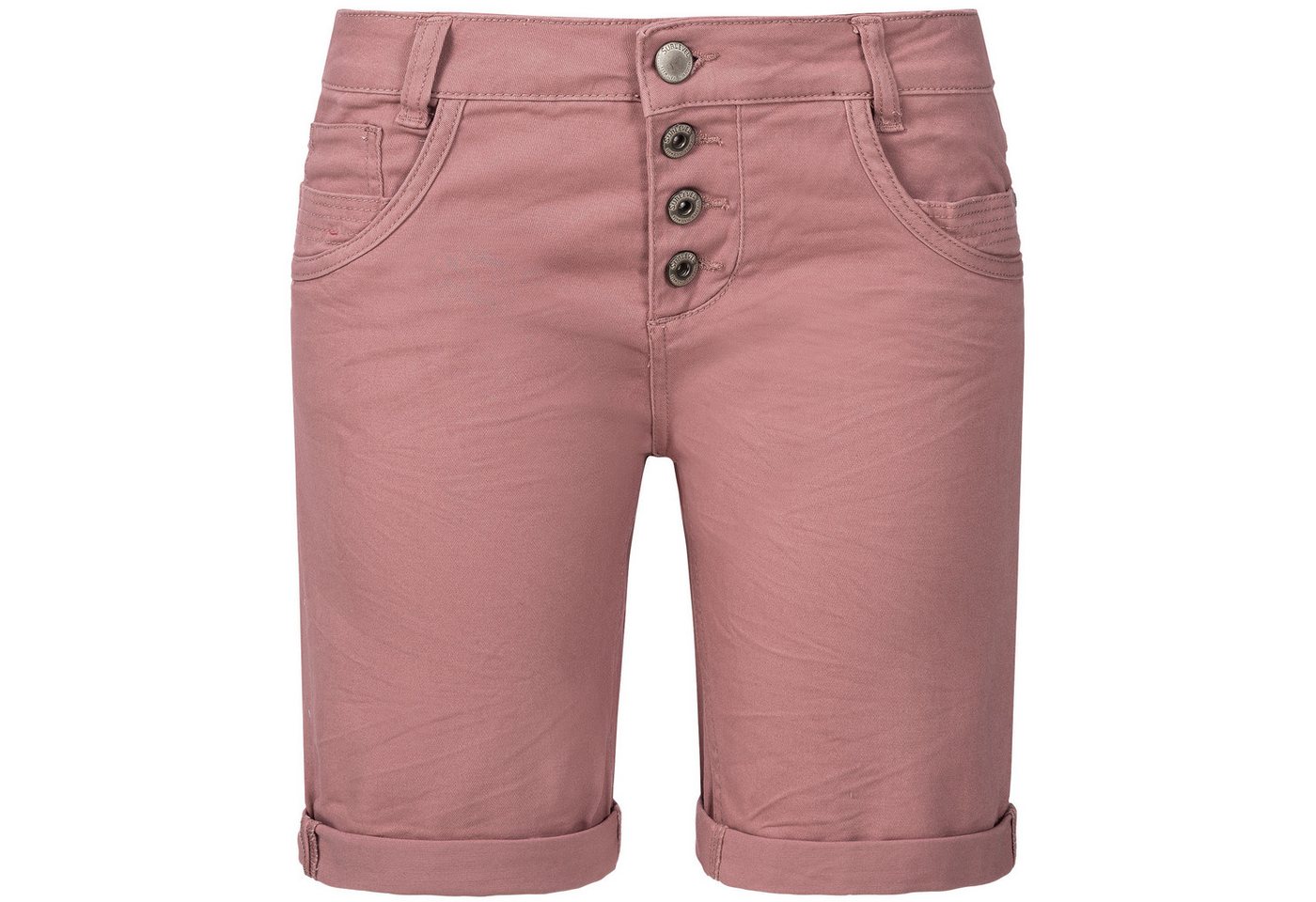 SUBLEVEL Shorts Damen Bermudas kurze Hose Baumwolle Jeans Sommer Chino Stoff Elastisch, Flex, Bequem von SUBLEVEL