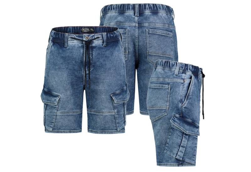 SUBLEVEL Shorts Herren Jogging Shorts Freizeit Bermuda kurze Hose Jeans Sweat Cargo von SUBLEVEL