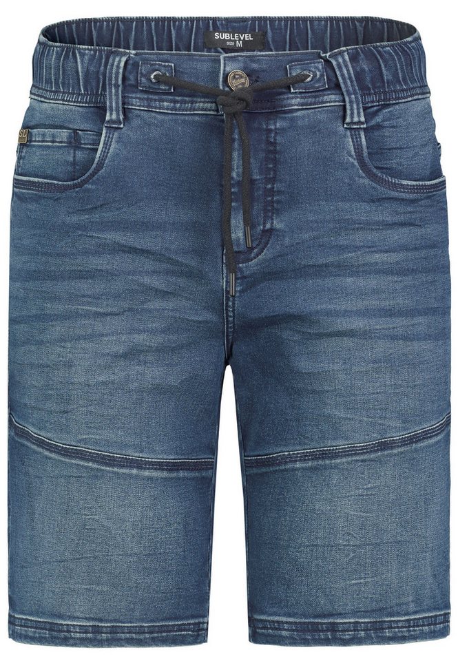 SUBLEVEL Shorts Sweat Shorts Jeans Kurze Hose Bermuda Sweatpants von SUBLEVEL