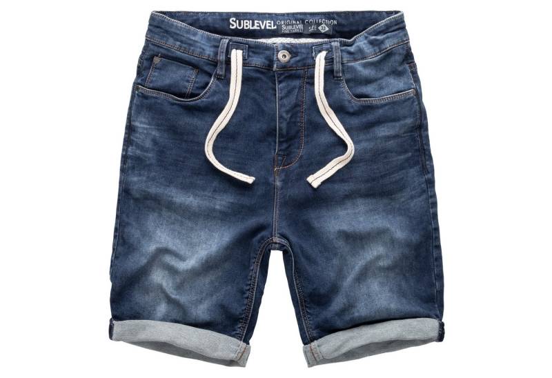 SUBLEVEL Shorts Sweat Shorts Jeans Kurze Hose Bermuda Sweatpants von SUBLEVEL