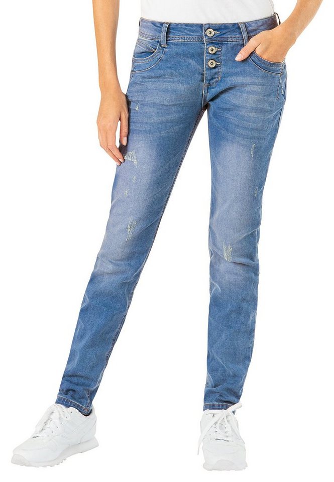 SUBLEVEL Skinny-fit-Jeans Skinny Jeans mit Ziernieten von SUBLEVEL