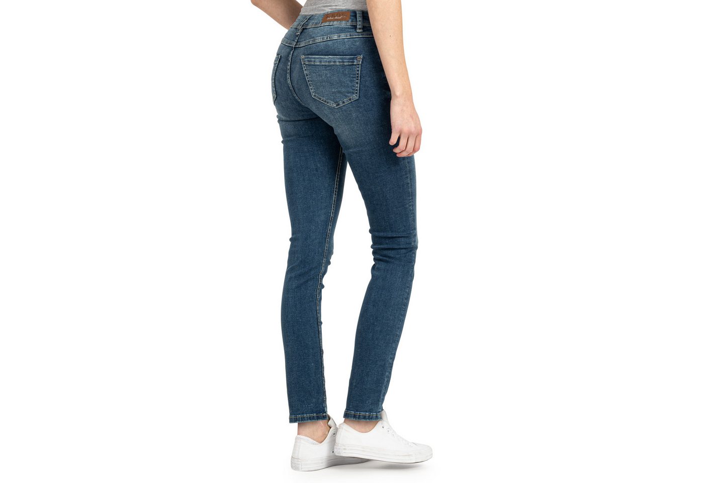 SUBLEVEL Slim-fit-Jeans Damen Jeans Skinny Slim Fit Jeanshose Hose Röhre Denim Stretch von SUBLEVEL