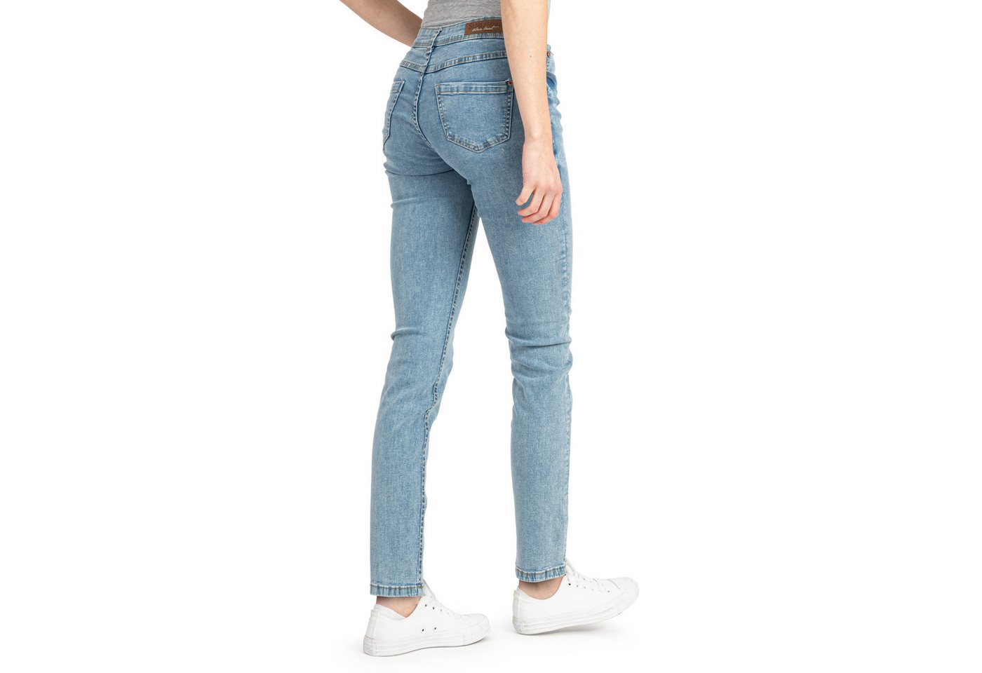 SUBLEVEL Slim-fit-Jeans Damen Jeans Skinny Slim Fit Jeanshose Hose Röhre Denim Stretch von SUBLEVEL