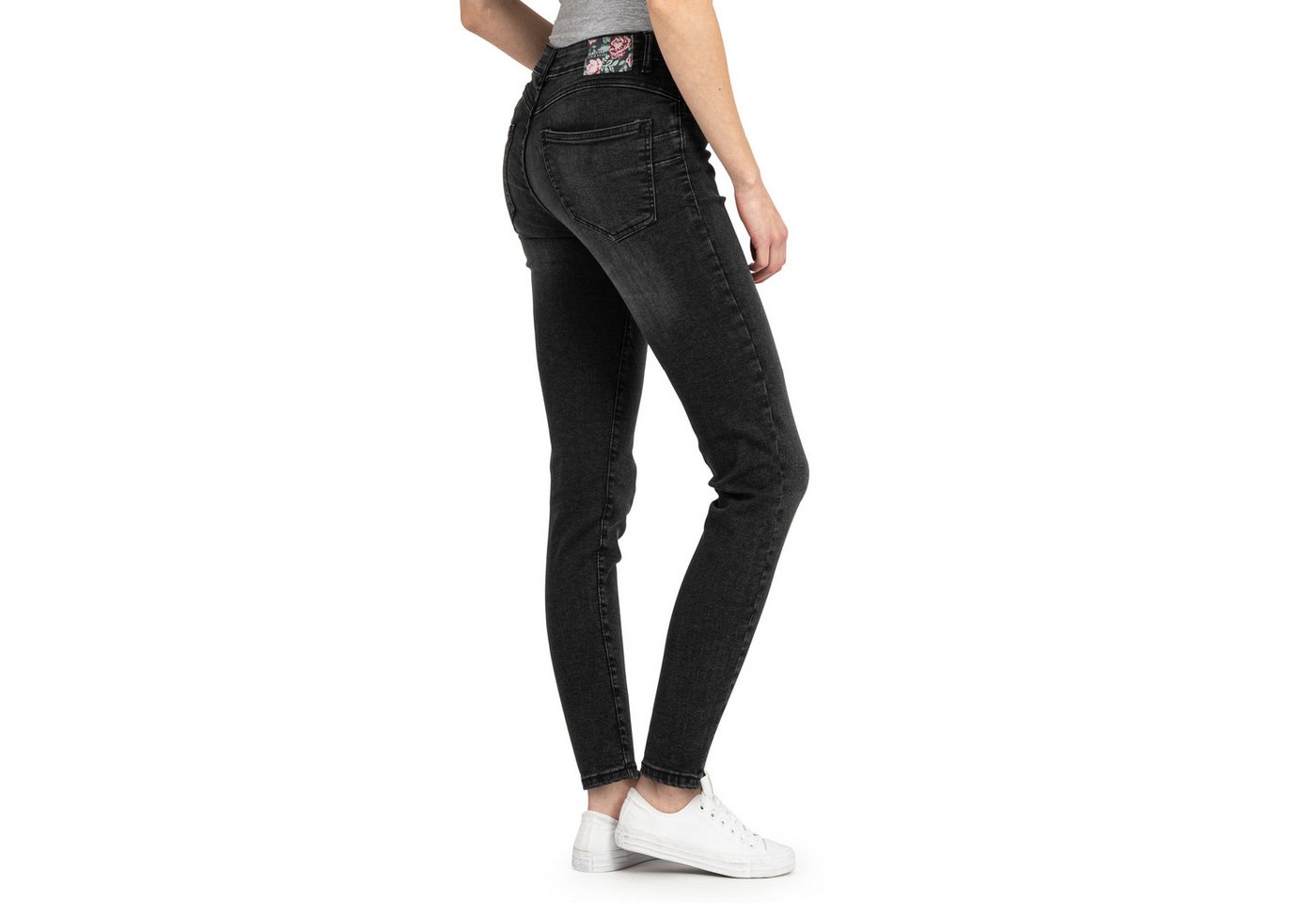 SUBLEVEL Slim-fit-Jeans Damen Jeans Skinny Slim Fit Jeanshose Hose Röhre Denim Stretch von SUBLEVEL