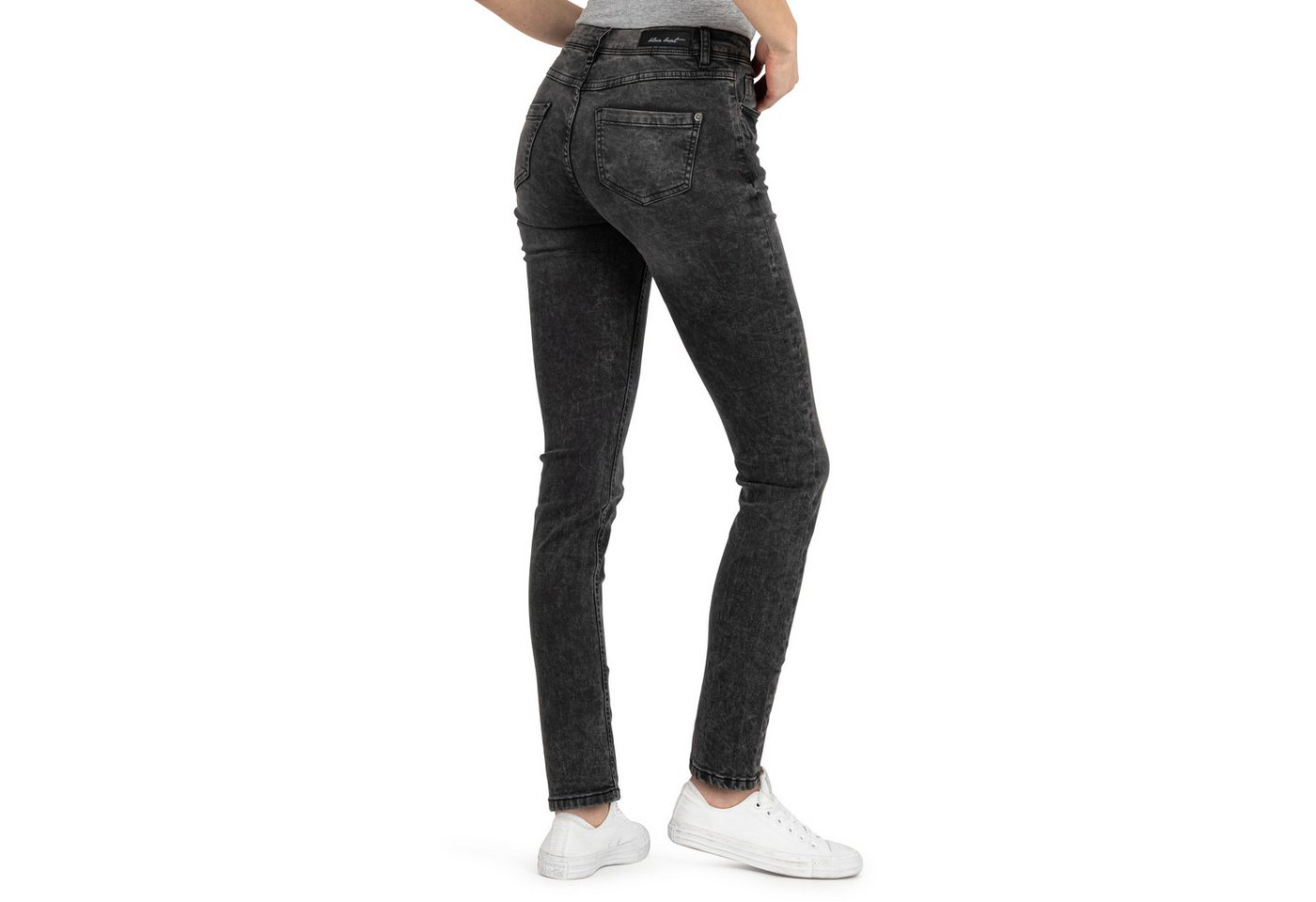 SUBLEVEL Slim-fit-Jeans Damen Jeans Skinny Slim Fit Jeanshose Hose Röhre Denim Stretch von SUBLEVEL