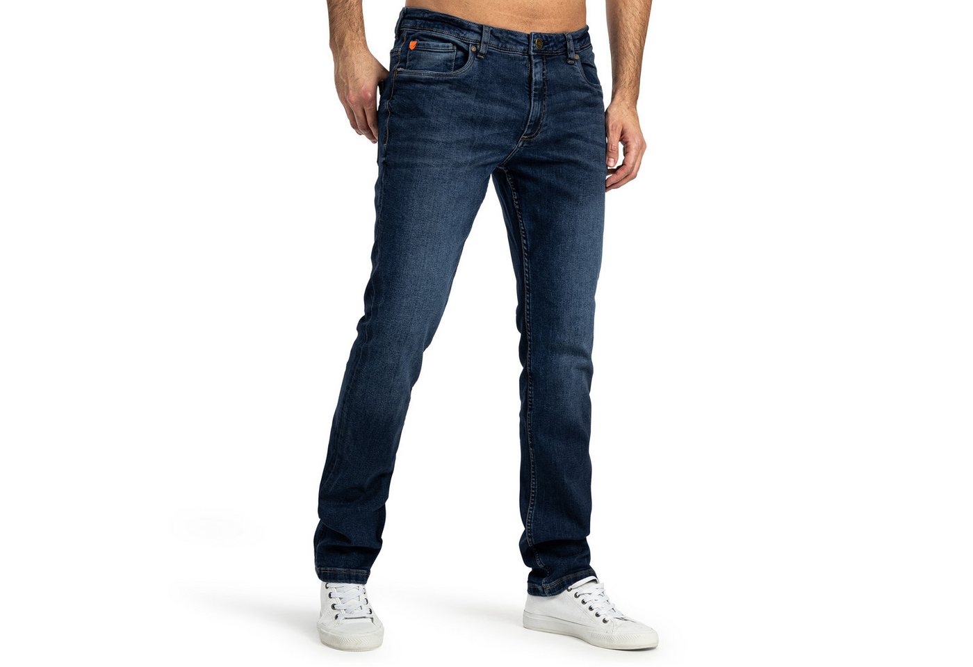 SUBLEVEL Slim-fit-Jeans Herren Jeans Slim Straight Fit Stretch Hose Flexible 5 Pocket, mit stretch Anteil von SUBLEVEL