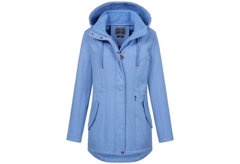 SUBLEVEL Softshelljacke Damen Jacke Übergangs Frühling Herbst Outdoor Regen Softshell von SUBLEVEL