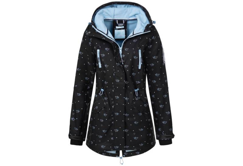 SUBLEVEL Softshelljacke Damen Jacke Übergangs Frühling Herbst Outdoor Regen Softshell von SUBLEVEL